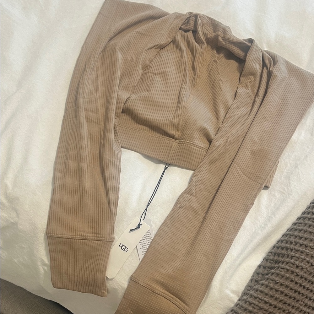 NWT UGG Paloma Leggings II Rib Silver Taupe Size Small - Picture 13 of 13